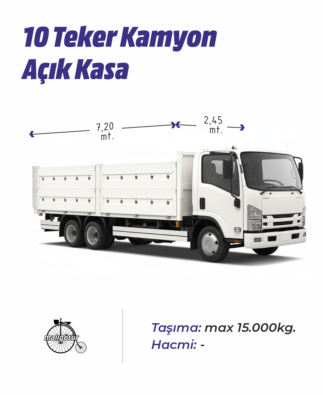 10 Teker Kamyon Açık Kasa